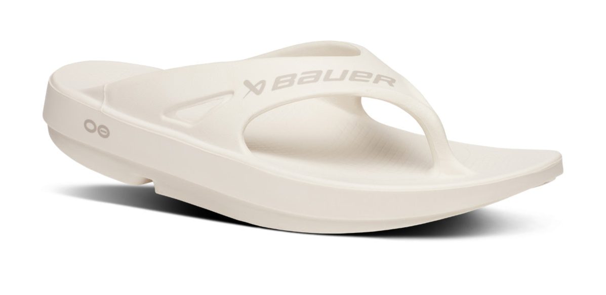 BAUER/OOFOS Men's OOriginal Sport Sandal ?C Chalk