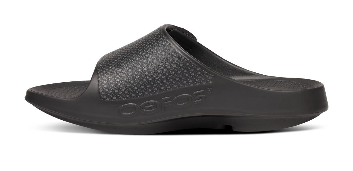 BAUER/OOFOS Men's OOahh Sport Flex Sandal ?C Black - Image 4