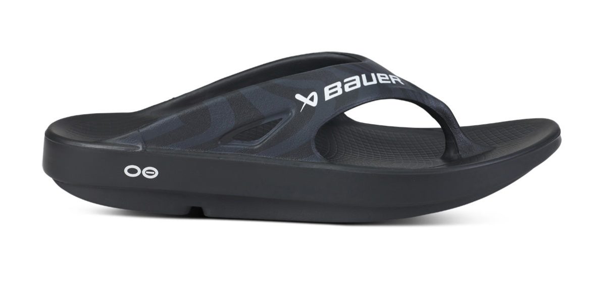 BAUER/OOFOS Women's OOriginal Sport Sandal ?C Black Asphalt - Image 2
